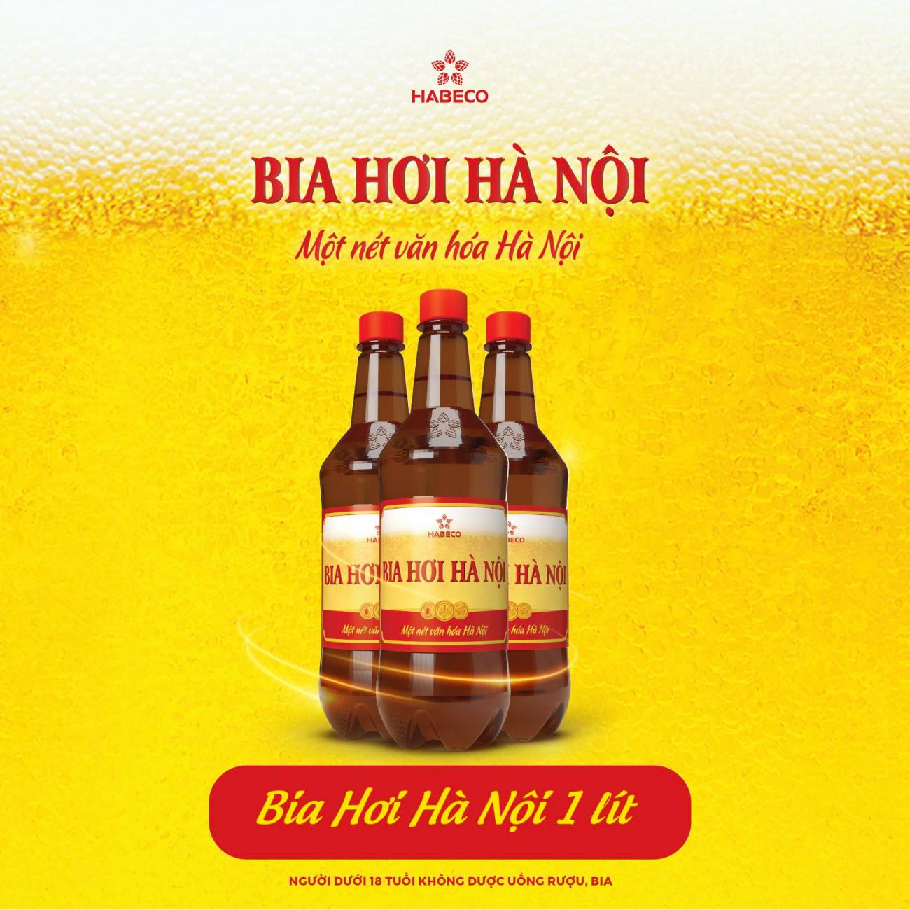 Bia Hơi Hà Nội 1 Lít